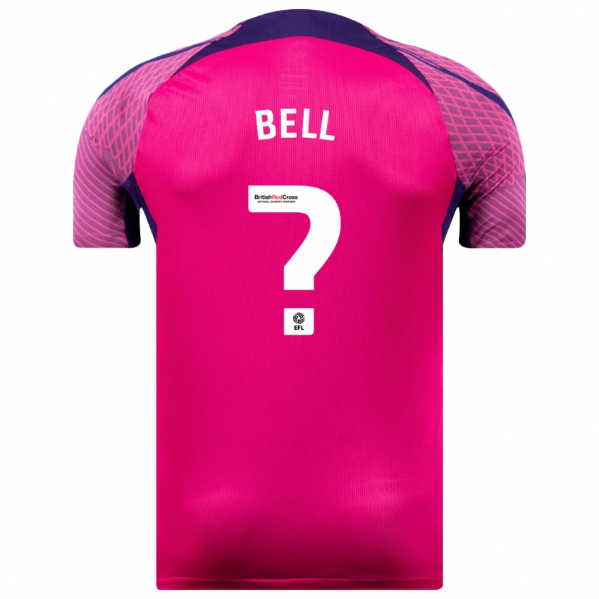 Niño Camiseta Luke Bell #0 Morado 2ª Equipación 2023/24 La Camisa Argentina