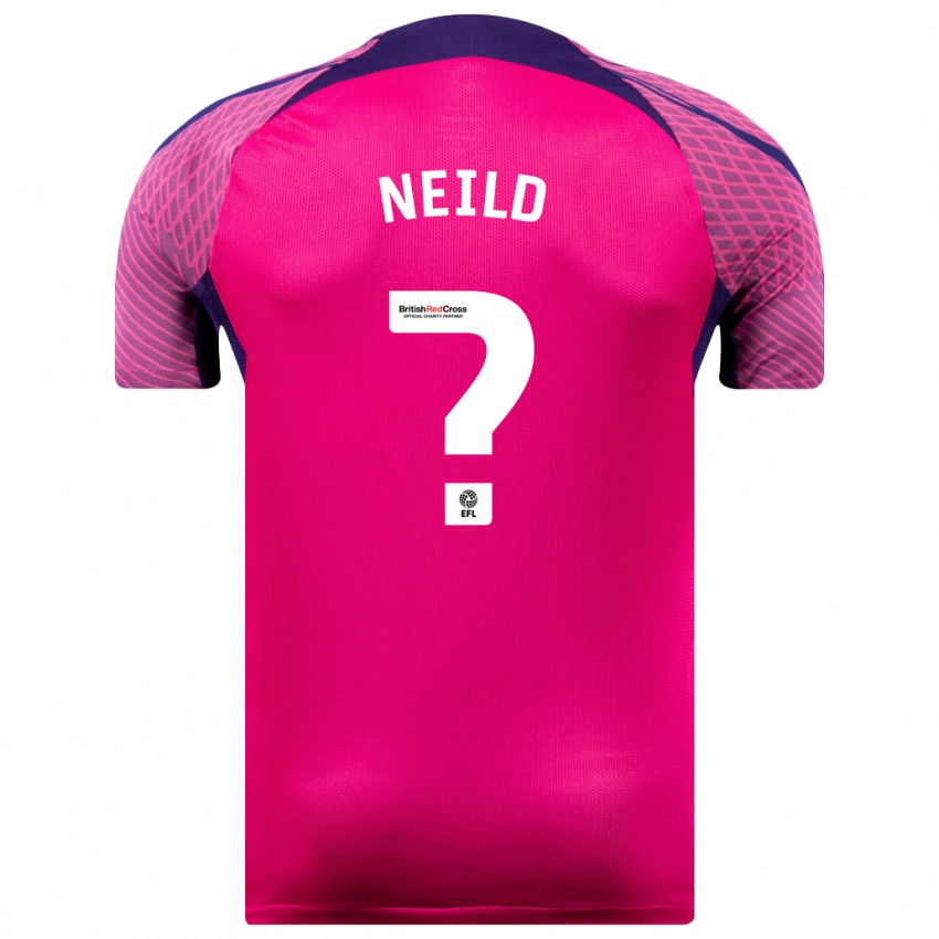 Niño Camiseta Joe Neild #0 Morado 2ª Equipación 2023/24 La Camisa Argentina