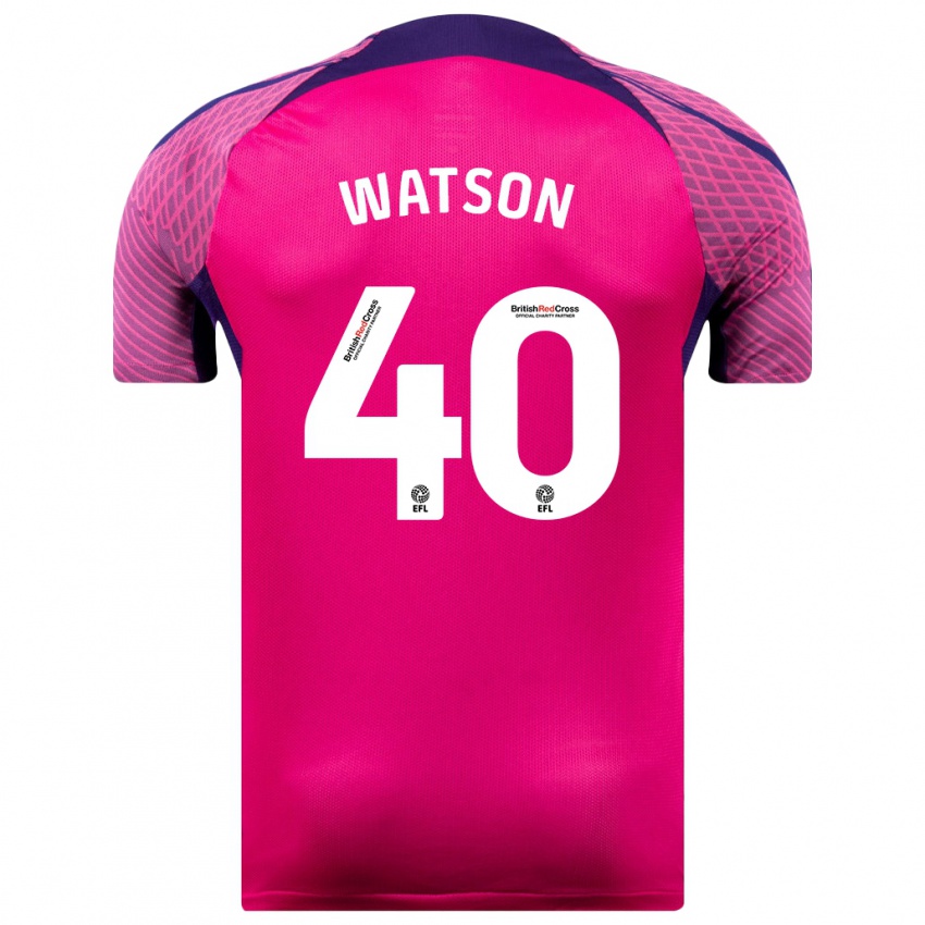 Niño Camiseta Tom Watson #40 Morado 2ª Equipación 2023/24 La Camisa Argentina