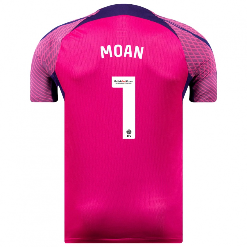 Niño Camiseta Claudia Moan #1 Morado 2ª Equipación 2023/24 La Camisa Argentina