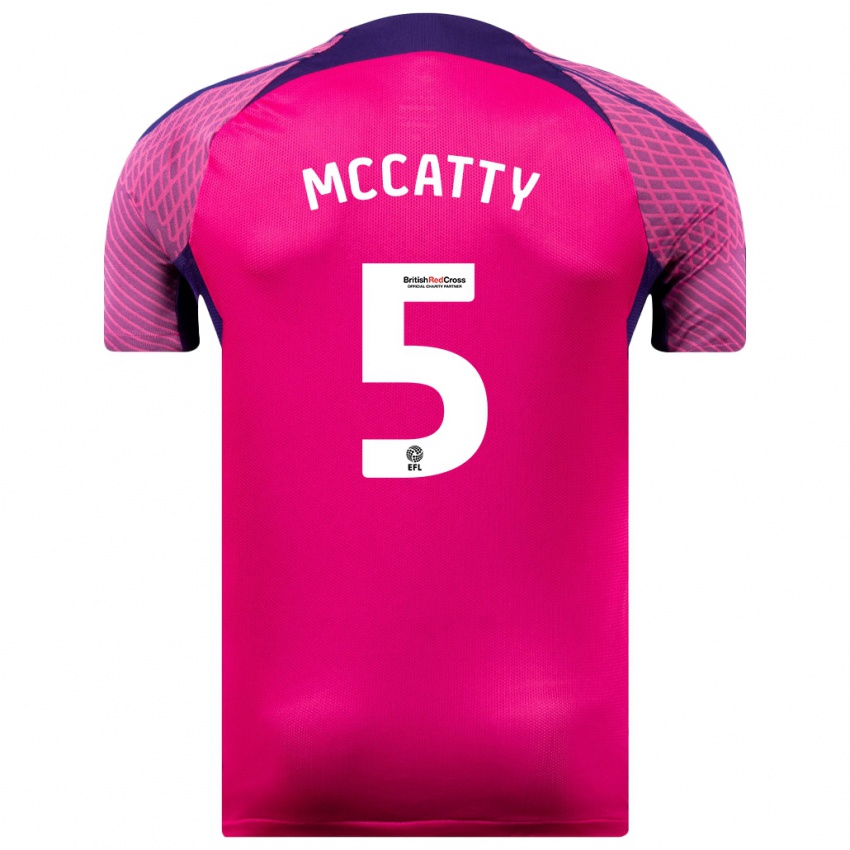 Niño Camiseta Grace Mccatty #5 Morado 2ª Equipación 2023/24 La Camisa Argentina