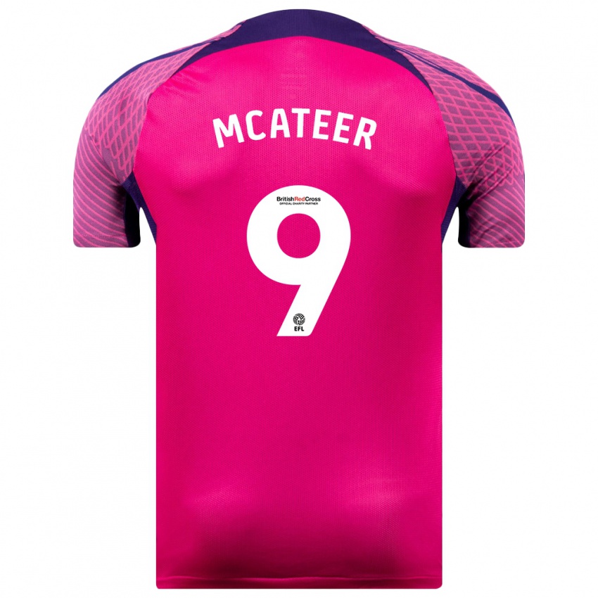 Niño Camiseta Mary Mcateer #9 Morado 2ª Equipación 2023/24 La Camisa Argentina