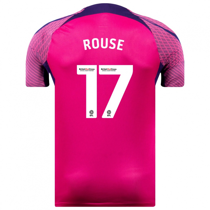 Niño Camiseta Mollie Rouse #17 Morado 2ª Equipación 2023/24 La Camisa Argentina