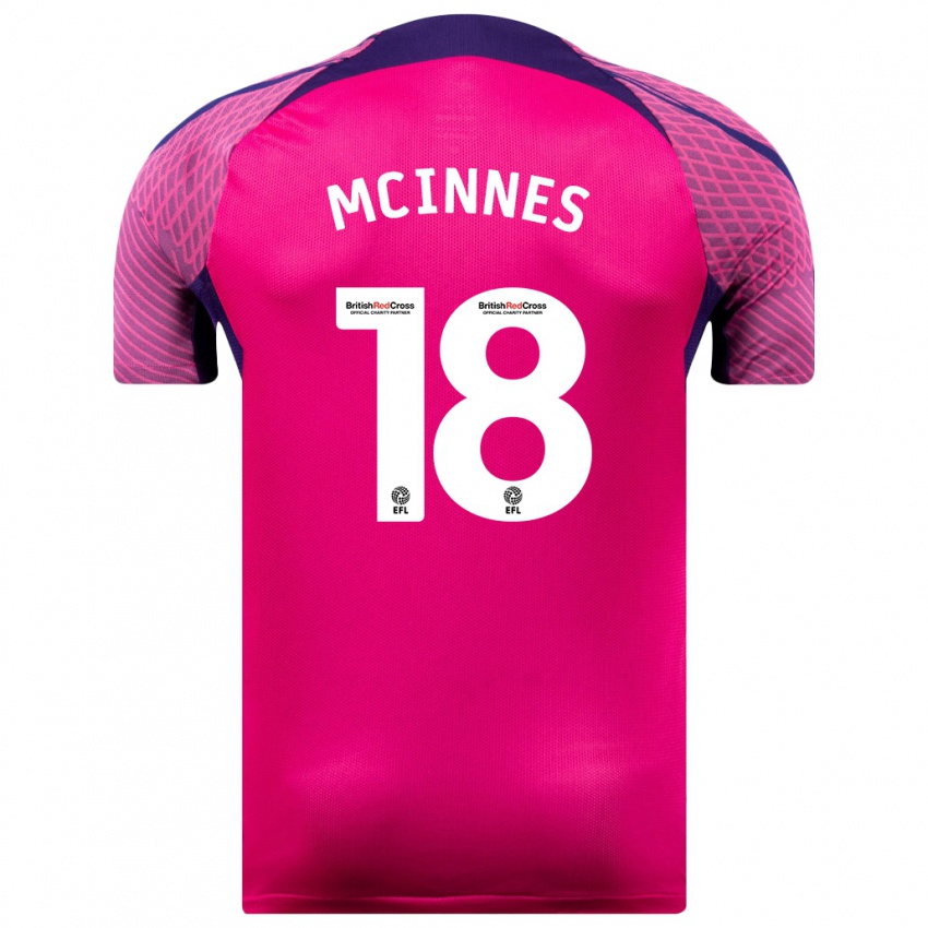 Niño Camiseta Libby Mcinnes #18 Morado 2ª Equipación 2023/24 La Camisa Argentina