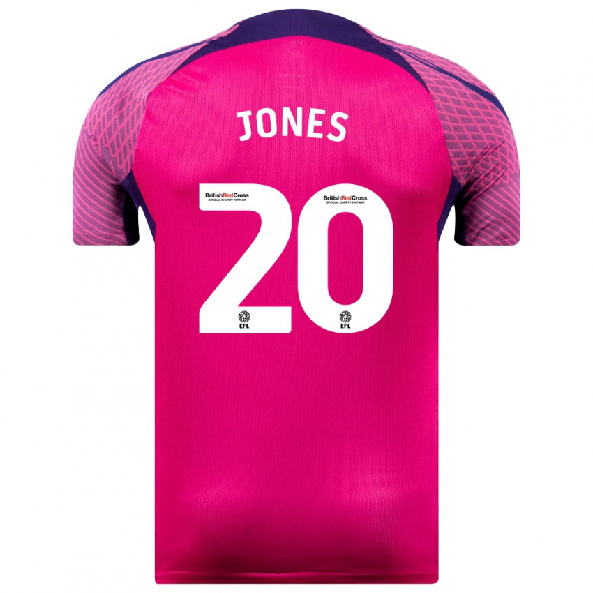 Niño Camiseta Ellen Jones #20 Morado 2ª Equipación 2023/24 La Camisa Argentina