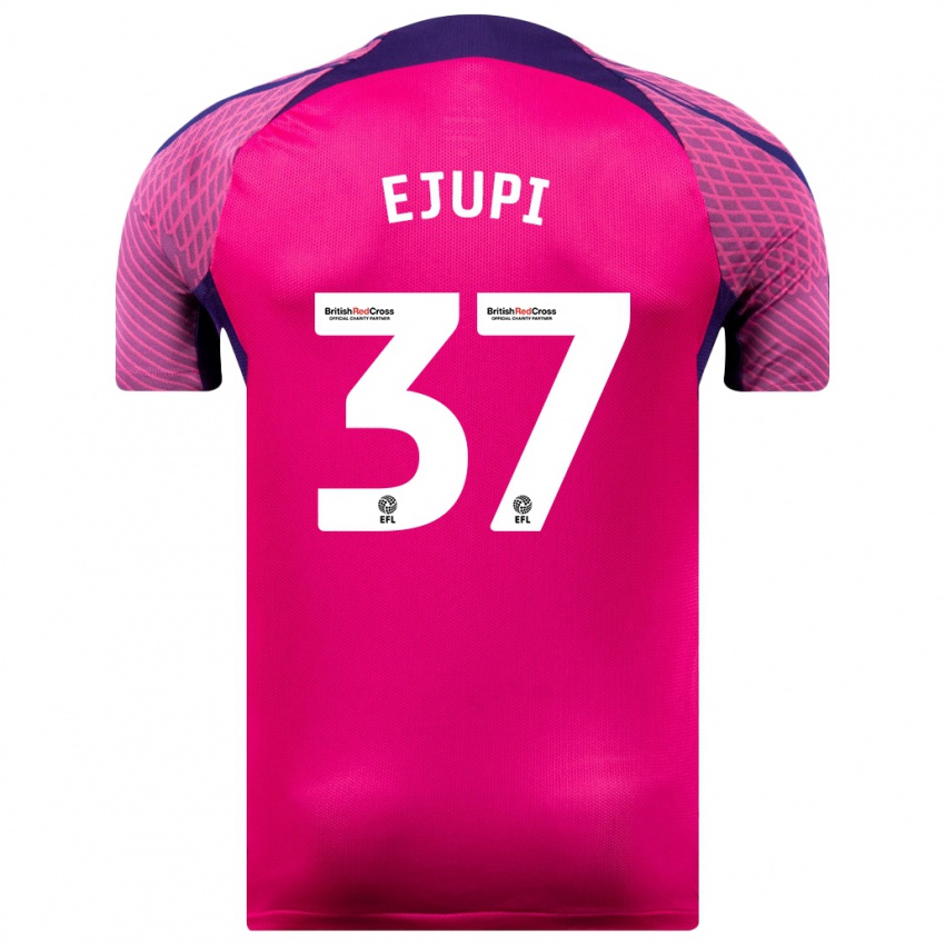 Niño Camiseta Elizabeta Ejupi #37 Morado 2ª Equipación 2023/24 La Camisa Argentina