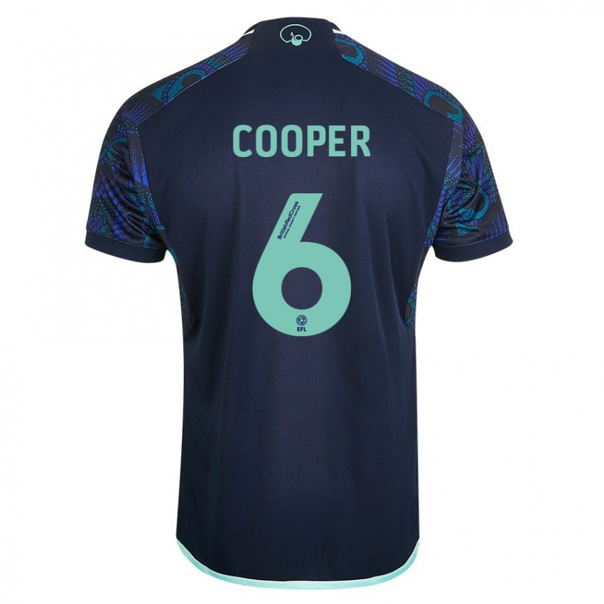 Niño Camiseta Liam Cooper #6 Azul 2ª Equipación 2023/24 La Camisa Argentina