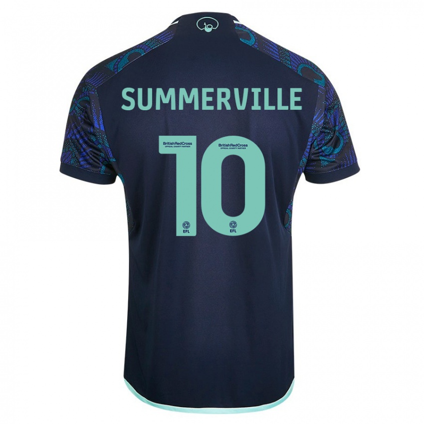 Niño Camiseta Crysencio Summerville #10 Azul 2ª Equipación 2023/24 La Camisa Argentina