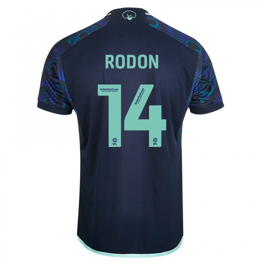 Niño Camiseta Joe Rodon #14 Azul 2ª Equipación 2023/24 La Camisa Argentina