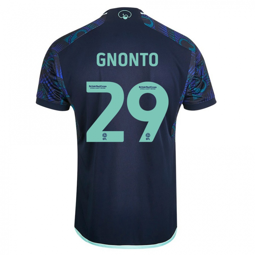 Niño Camiseta Wilfried Gnonto #29 Azul 2ª Equipación 2023/24 La Camisa Argentina
