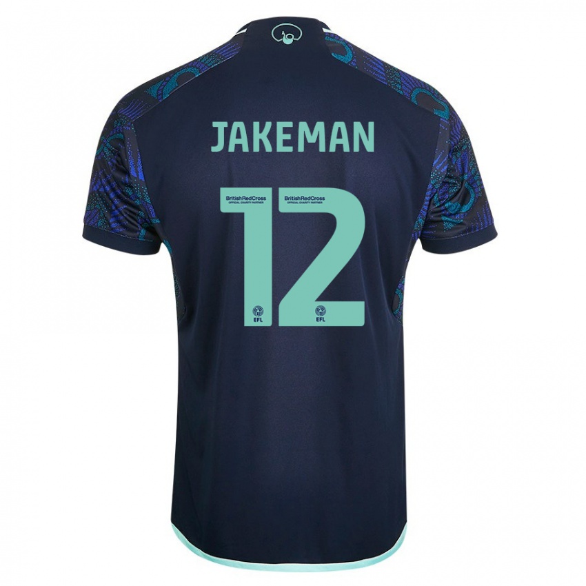 Niño Camiseta Harriet Jakeman #12 Azul 2ª Equipación 2023/24 La Camisa Argentina
