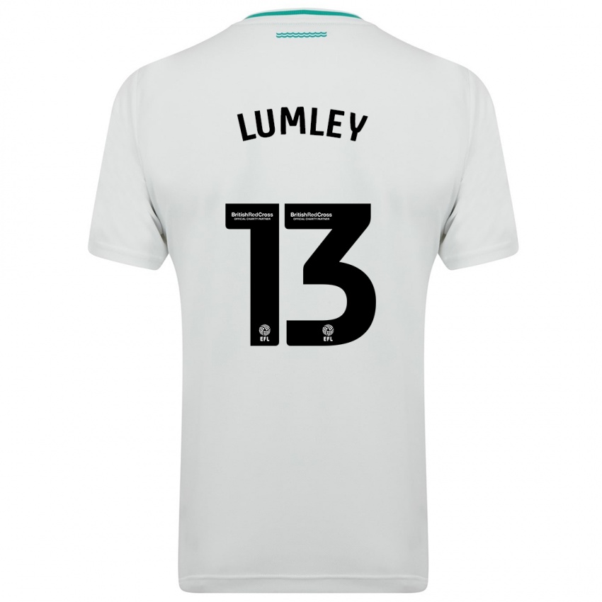 Niño Camiseta Joe Lumley #13 Blanco 2ª Equipación 2023/24 La Camisa Argentina