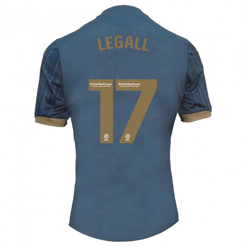 Niño Camiseta Monet Legall #17 Verde Azulado Oscuro 2ª Equipación 2023/24 La Camisa Argentina