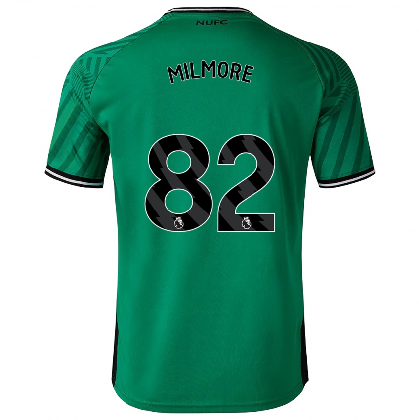 Niño Camiseta Carter Milmore #82 Verde 2ª Equipación 2023/24 La Camisa Argentina