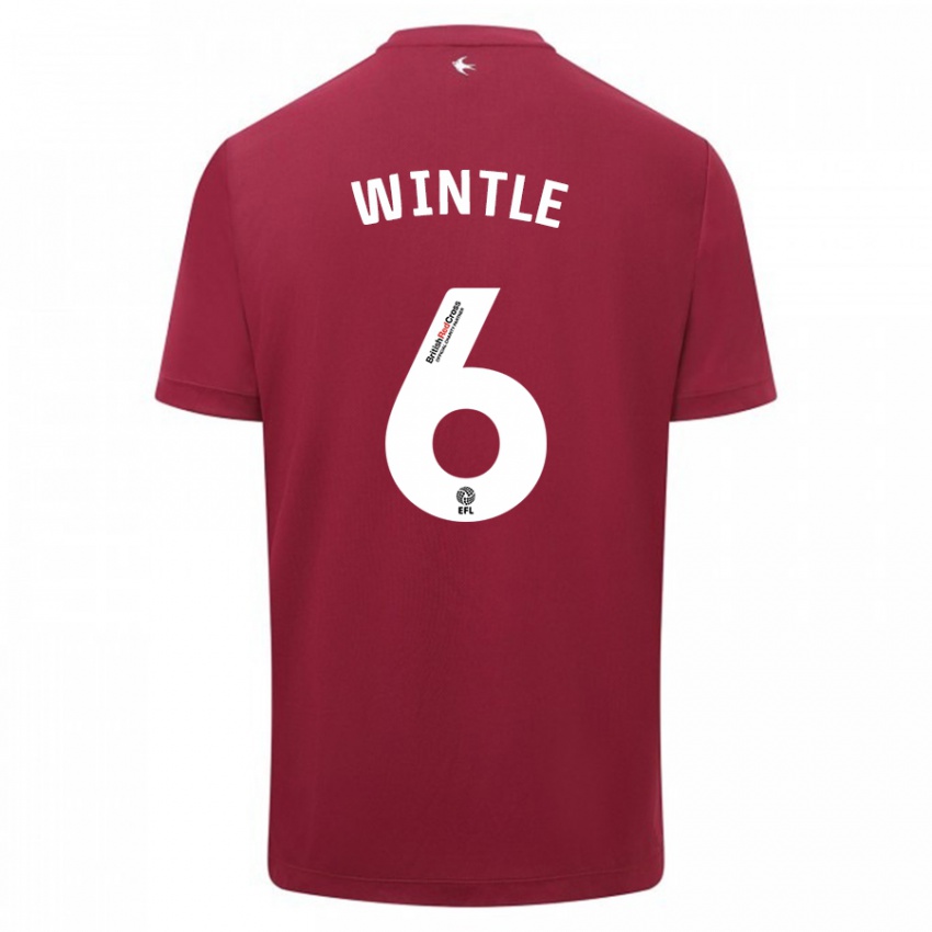 Niño Camiseta Ryan Wintle #6 Rojo 2ª Equipación 2023/24 La Camisa Argentina