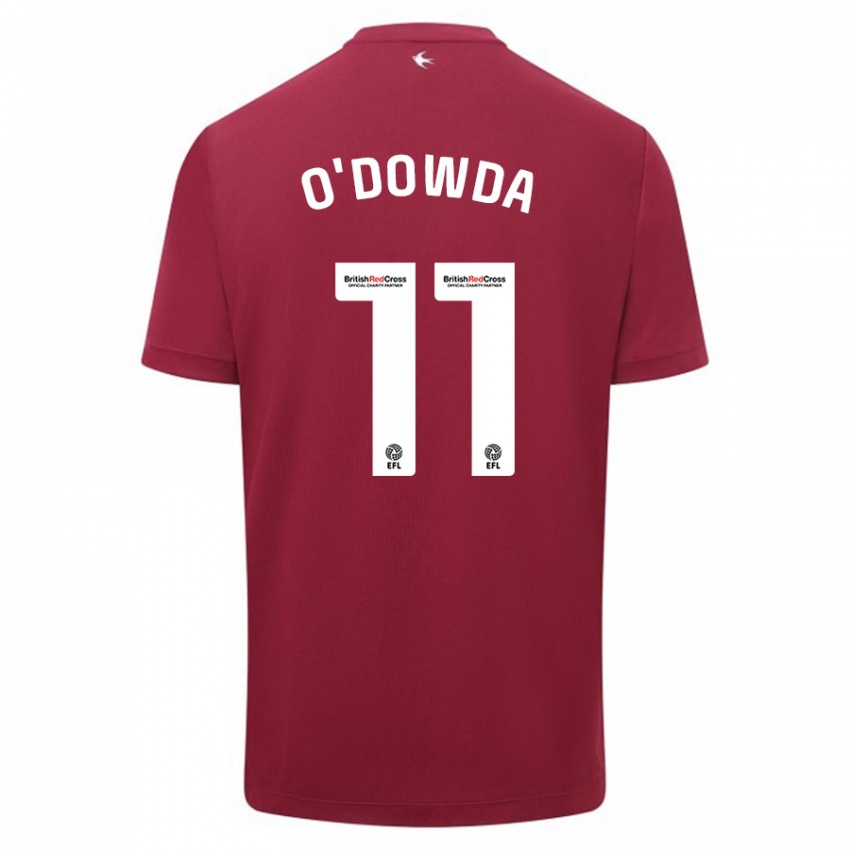 Niño Camiseta Callum O'dowda #11 Rojo 2ª Equipación 2023/24 La Camisa Argentina