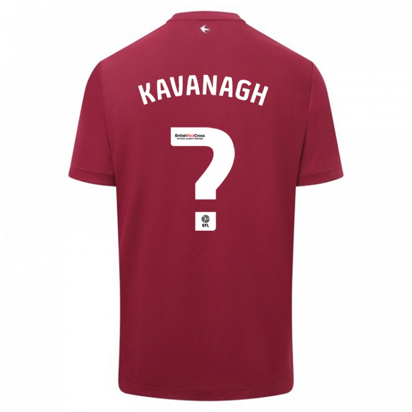 Niño Camiseta Ryan Kavanagh #0 Rojo 2ª Equipación 2023/24 La Camisa Argentina