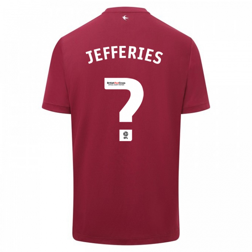 Niño Camiseta Isaac Jefferies #0 Rojo 2ª Equipación 2023/24 La Camisa Argentina