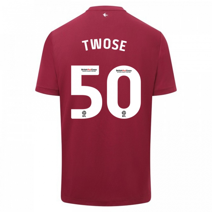 Niño Camiseta Cody Twose #50 Rojo 2ª Equipación 2023/24 La Camisa Argentina