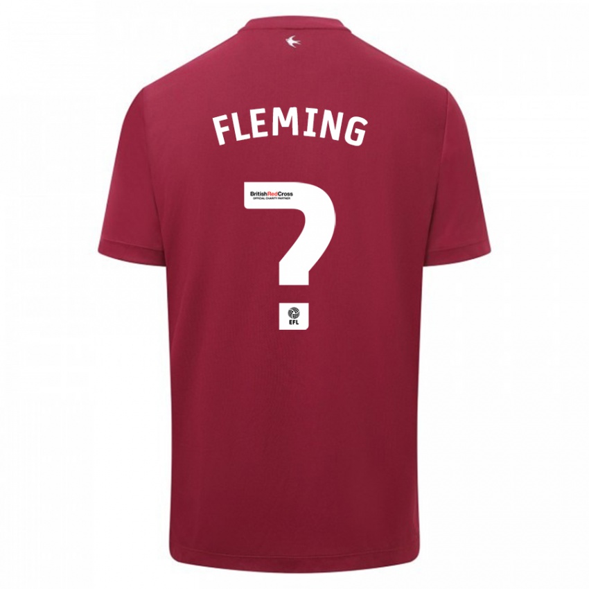 Niño Camiseta Cole Fleming #0 Rojo 2ª Equipación 2023/24 La Camisa Argentina