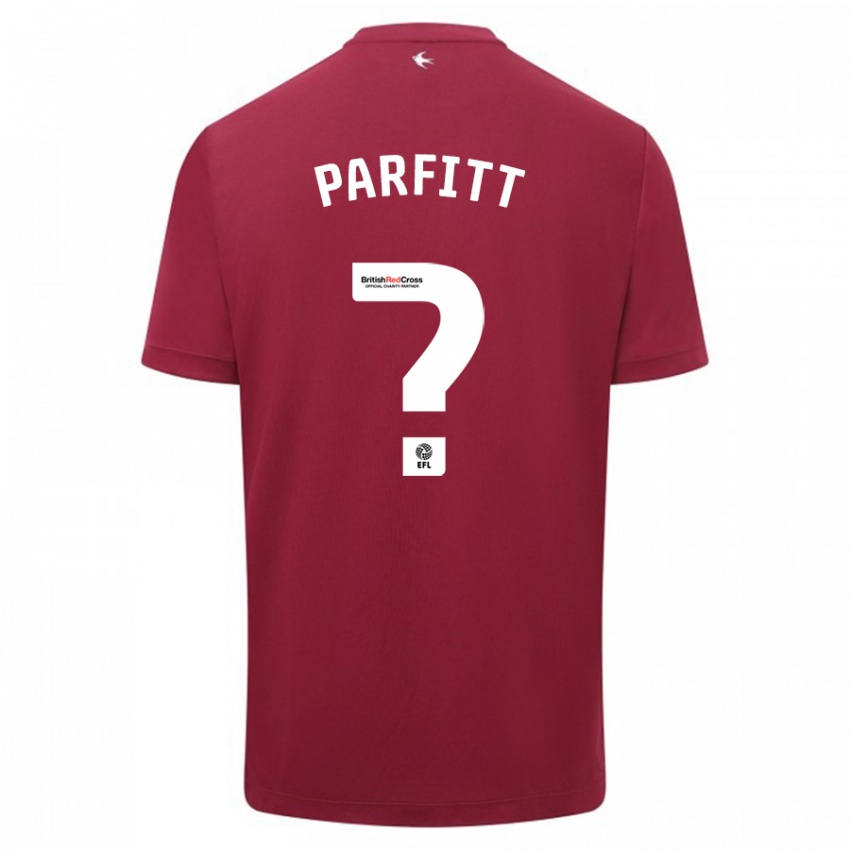 Niño Camiseta T-Jay Parfitt #0 Rojo 2ª Equipación 2023/24 La Camisa Argentina