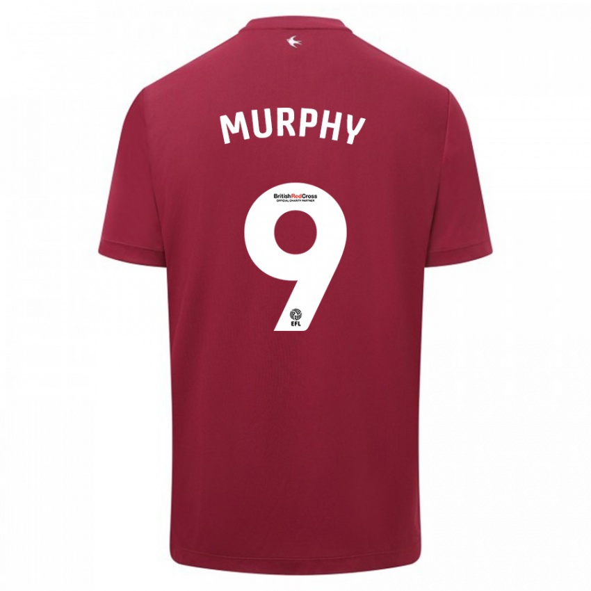 Niño Camiseta Alana Murphy #9 Rojo 2ª Equipación 2023/24 La Camisa Argentina