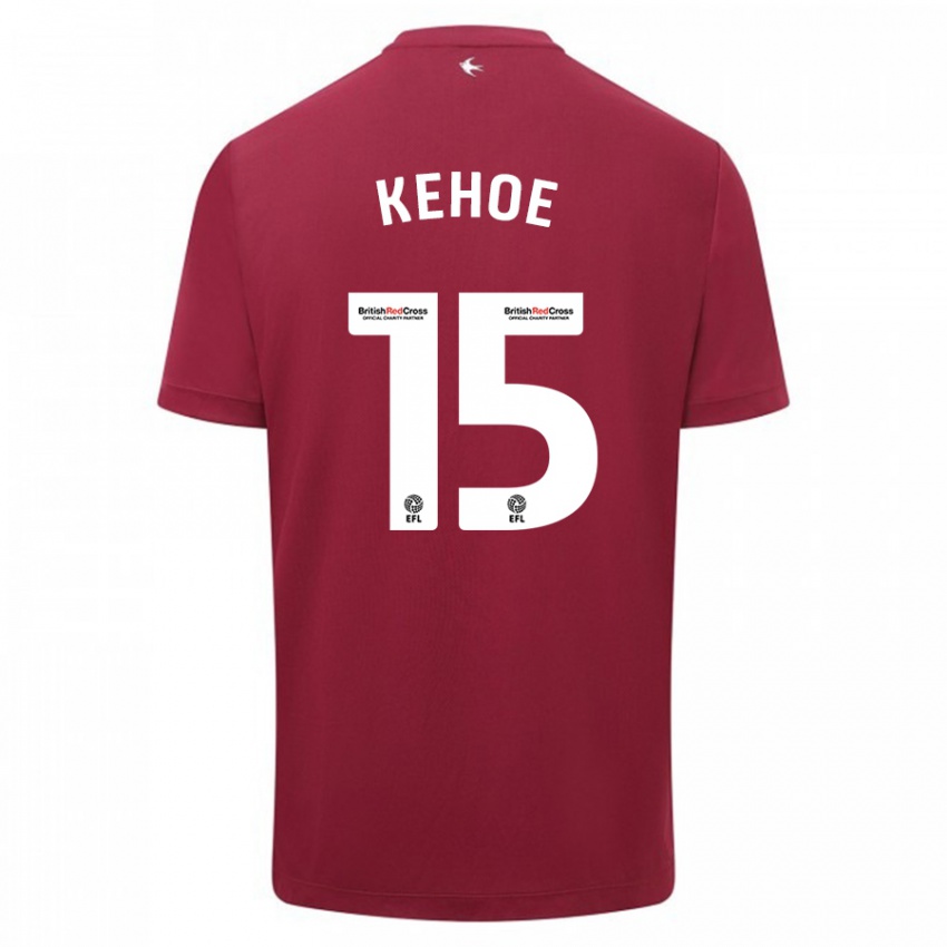 Niño Camiseta Molly Kehoe #15 Rojo 2ª Equipación 2023/24 La Camisa Argentina