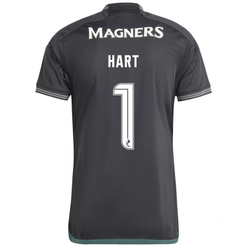 Niño Camiseta Joe Hart #1 Negro 2ª Equipación 2023/24 La Camisa Argentina