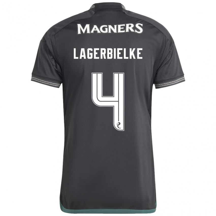 Niño Camiseta Gustaf Lagerbielke #4 Negro 2ª Equipación 2023/24 La Camisa Argentina