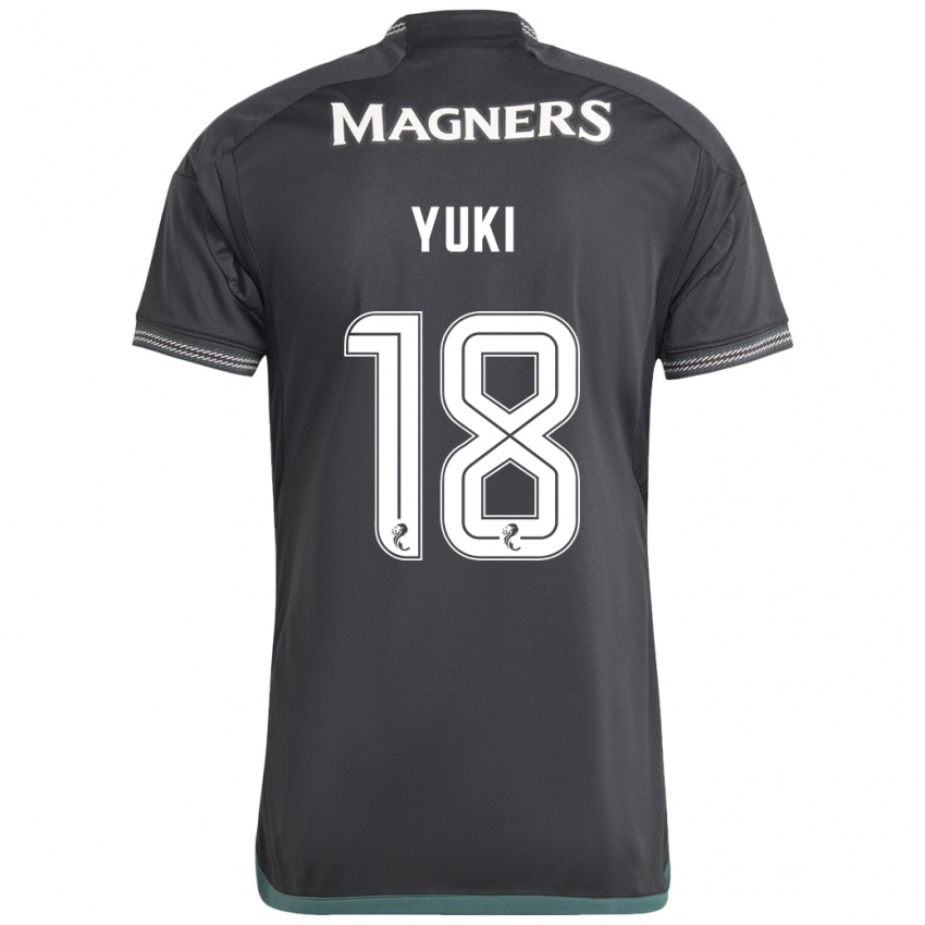 Niño Camiseta Yuki Kobayashi #18 Negro 2ª Equipación 2023/24 La Camisa Argentina