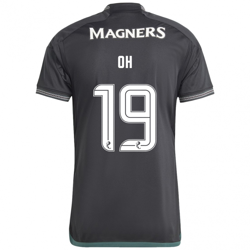 Niño Camiseta Hyeon-Gyu Oh #19 Negro 2ª Equipación 2023/24 La Camisa Argentina