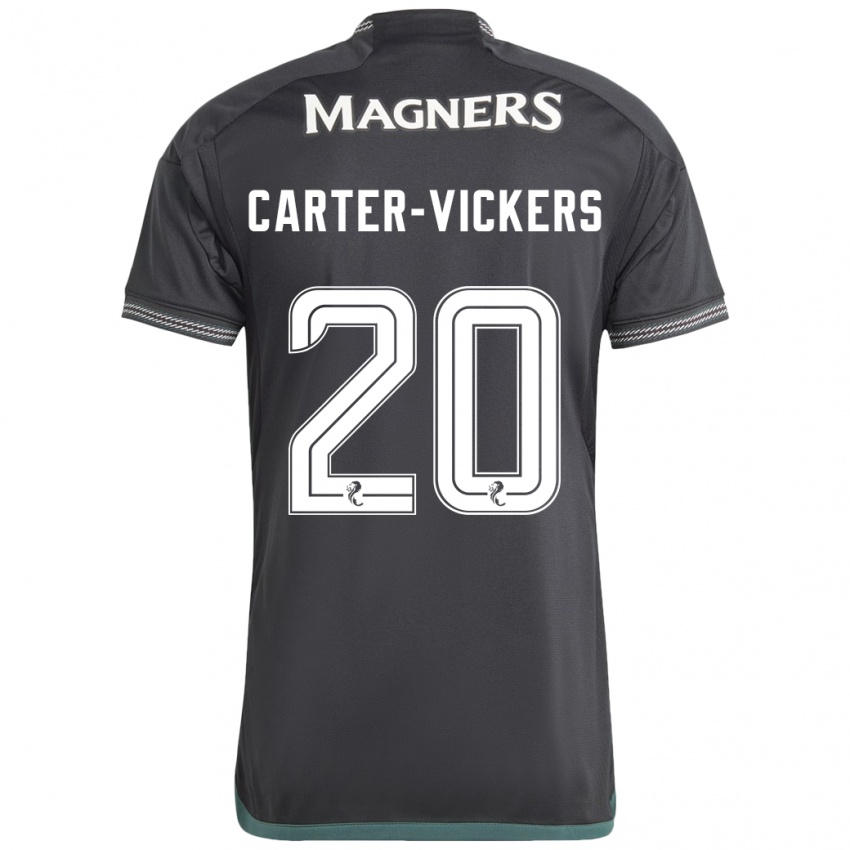 Niño Camiseta Cameron Carter-Vickers #20 Negro 2ª Equipación 2023/24 La Camisa Argentina