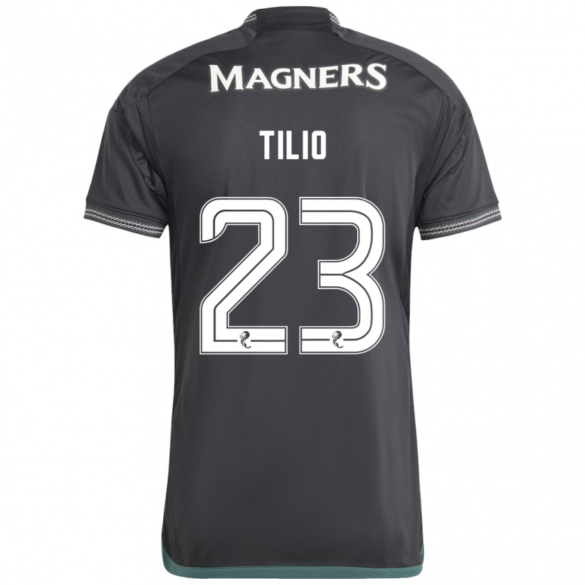 Niño Camiseta Marco Tilio #23 Negro 2ª Equipación 2023/24 La Camisa Argentina