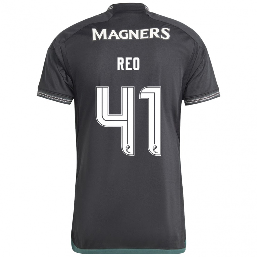 Niño Camiseta Reo Hatate #41 Negro 2ª Equipación 2023/24 La Camisa Argentina