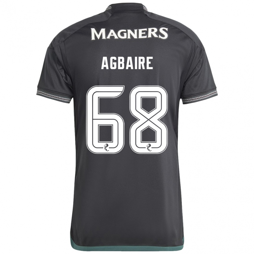 Niño Camiseta Lenny Agbaire #68 Negro 2ª Equipación 2023/24 La Camisa Argentina