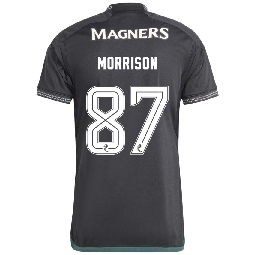 Niño Camiseta Joe Morrison #87 Negro 2ª Equipación 2023/24 La Camisa Argentina