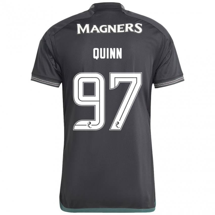 Niño Camiseta Ben Quinn #97 Negro 2ª Equipación 2023/24 La Camisa Argentina