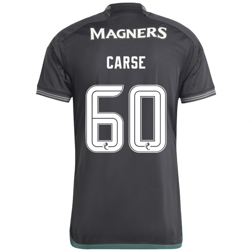 Niño Camiseta Mackenzie Carse #60 Negro 2ª Equipación 2023/24 La Camisa Argentina