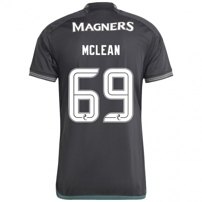 Niño Camiseta Kai Mclean #69 Negro 2ª Equipación 2023/24 La Camisa Argentina