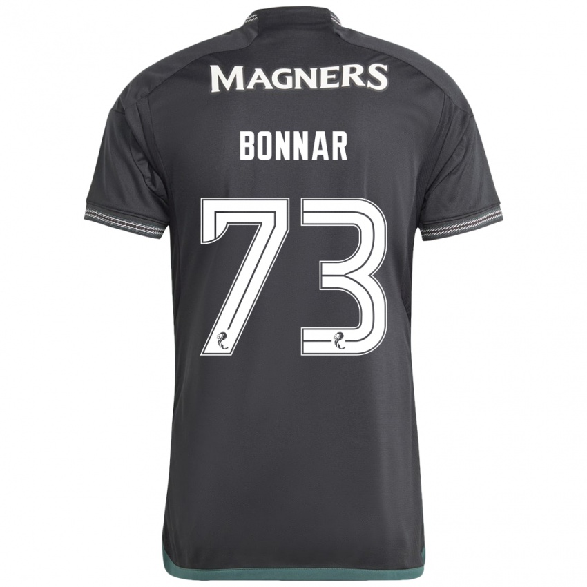 Niño Camiseta Jude Bonnar #73 Negro 2ª Equipación 2023/24 La Camisa Argentina