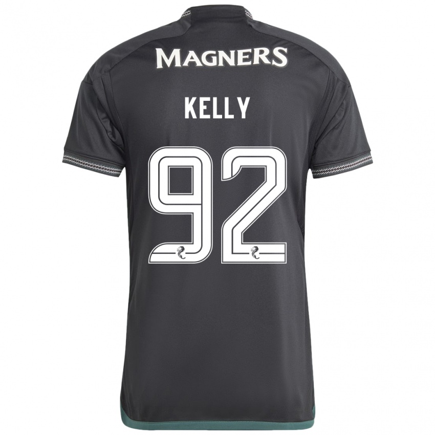 Niño Camiseta Daniel Kelly #92 Negro 2ª Equipación 2023/24 La Camisa Argentina