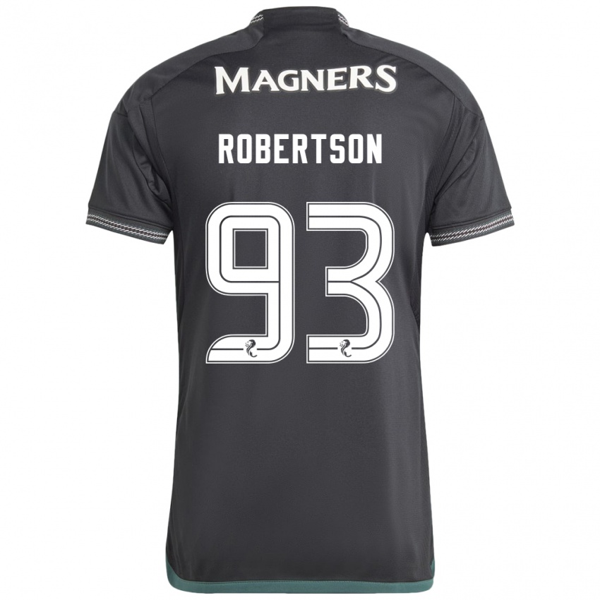 Niño Camiseta Mitchell Robertson #93 Negro 2ª Equipación 2023/24 La Camisa Argentina