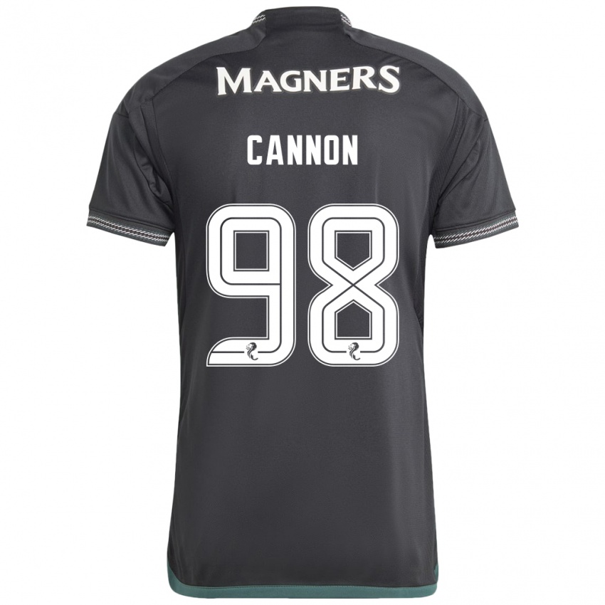 Niño Camiseta Aidan Cannon #98 Negro 2ª Equipación 2023/24 La Camisa Argentina