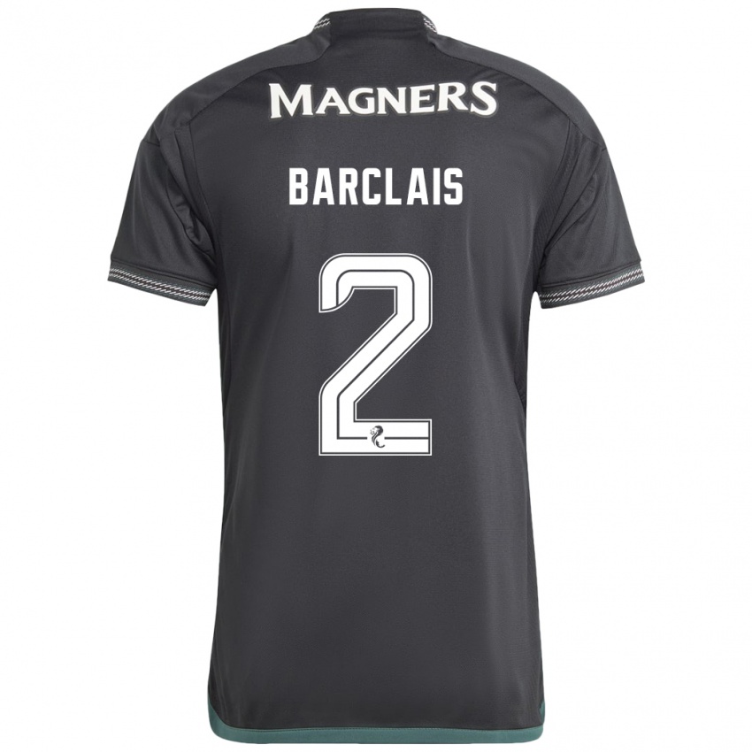 Niño Camiseta Celya Barclais #2 Negro 2ª Equipación 2023/24 La Camisa Argentina