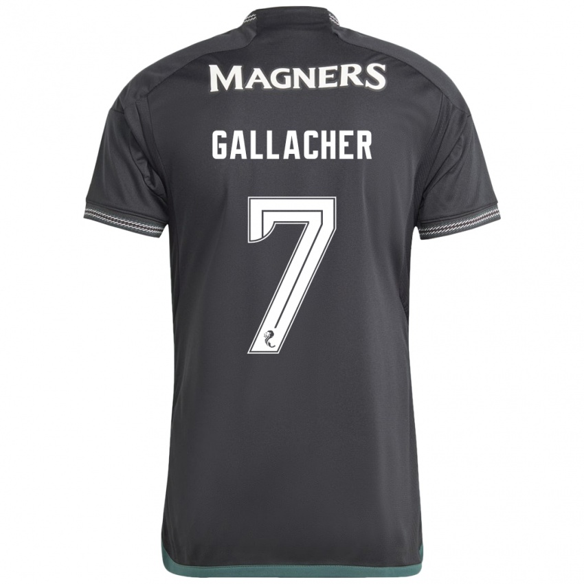 Niño Camiseta Amy Gallacher #7 Negro 2ª Equipación 2023/24 La Camisa Argentina