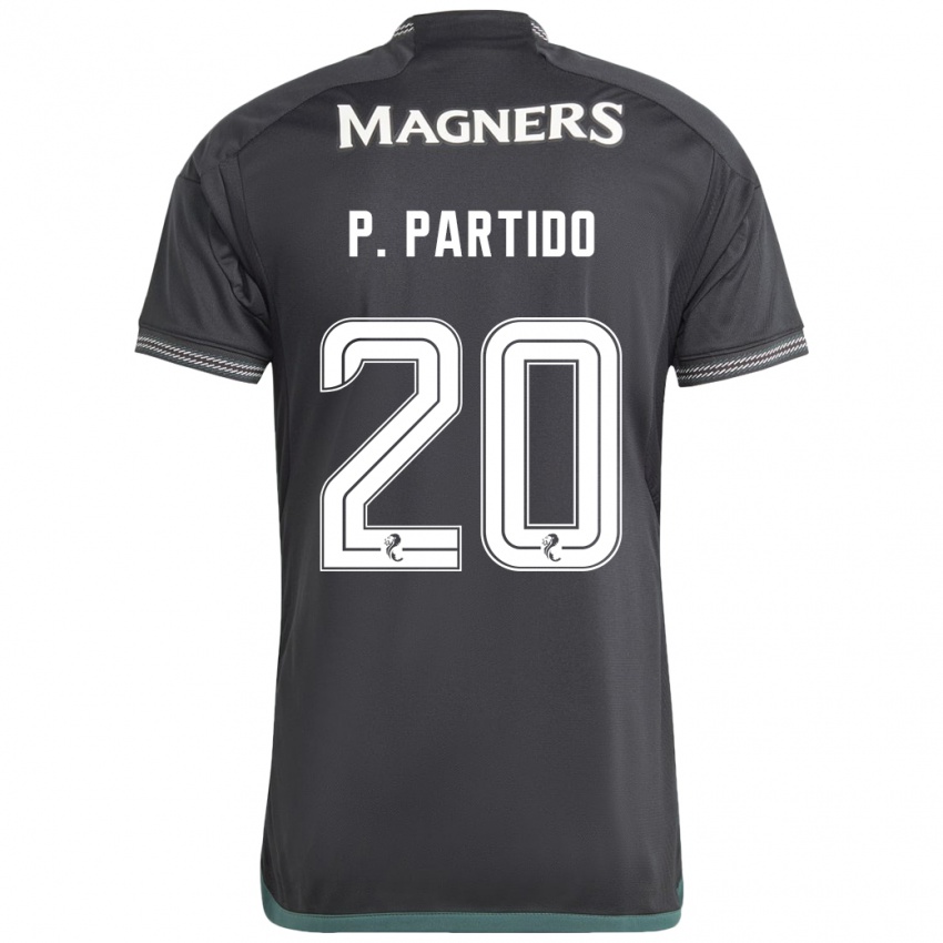 Niño Camiseta Paula Partido #20 Negro 2ª Equipación 2023/24 La Camisa Argentina