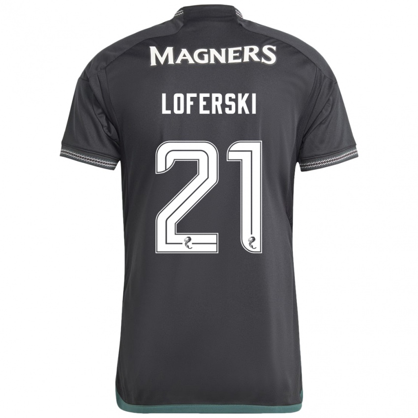 Niño Camiseta Kit Loferski #21 Negro 2ª Equipación 2023/24 La Camisa Argentina