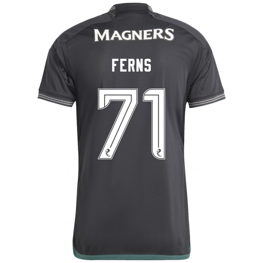 Niño Camiseta Abbie Ferns #71 Negro 2ª Equipación 2023/24 La Camisa Argentina