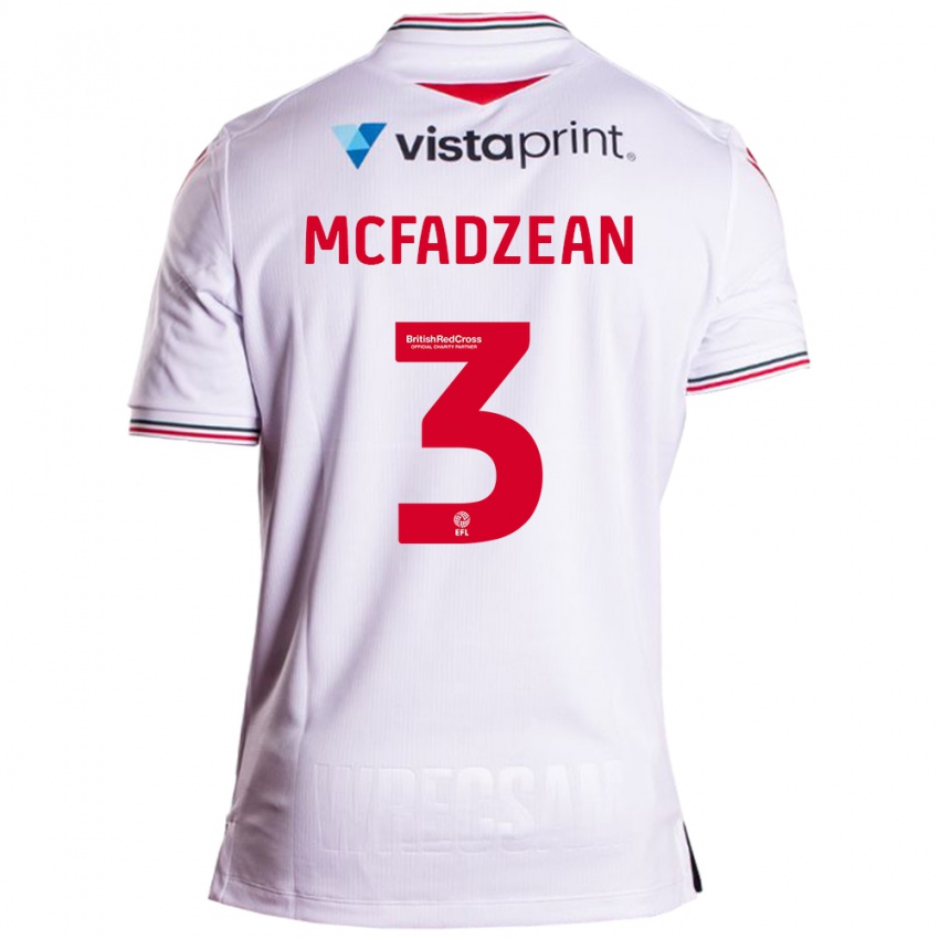 Niño Camiseta Callum Mcfadzean #3 Blanco 2ª Equipación 2023/24 La Camisa Argentina