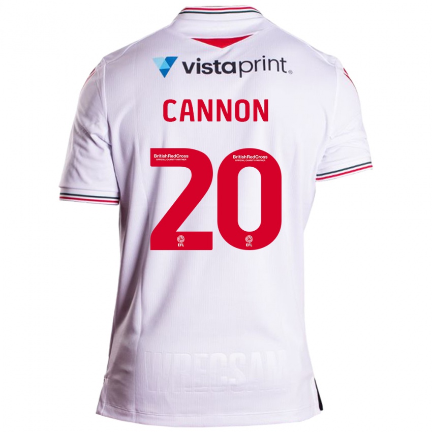 Niño Camiseta Andy Cannon #20 Blanco 2ª Equipación 2023/24 La Camisa Argentina